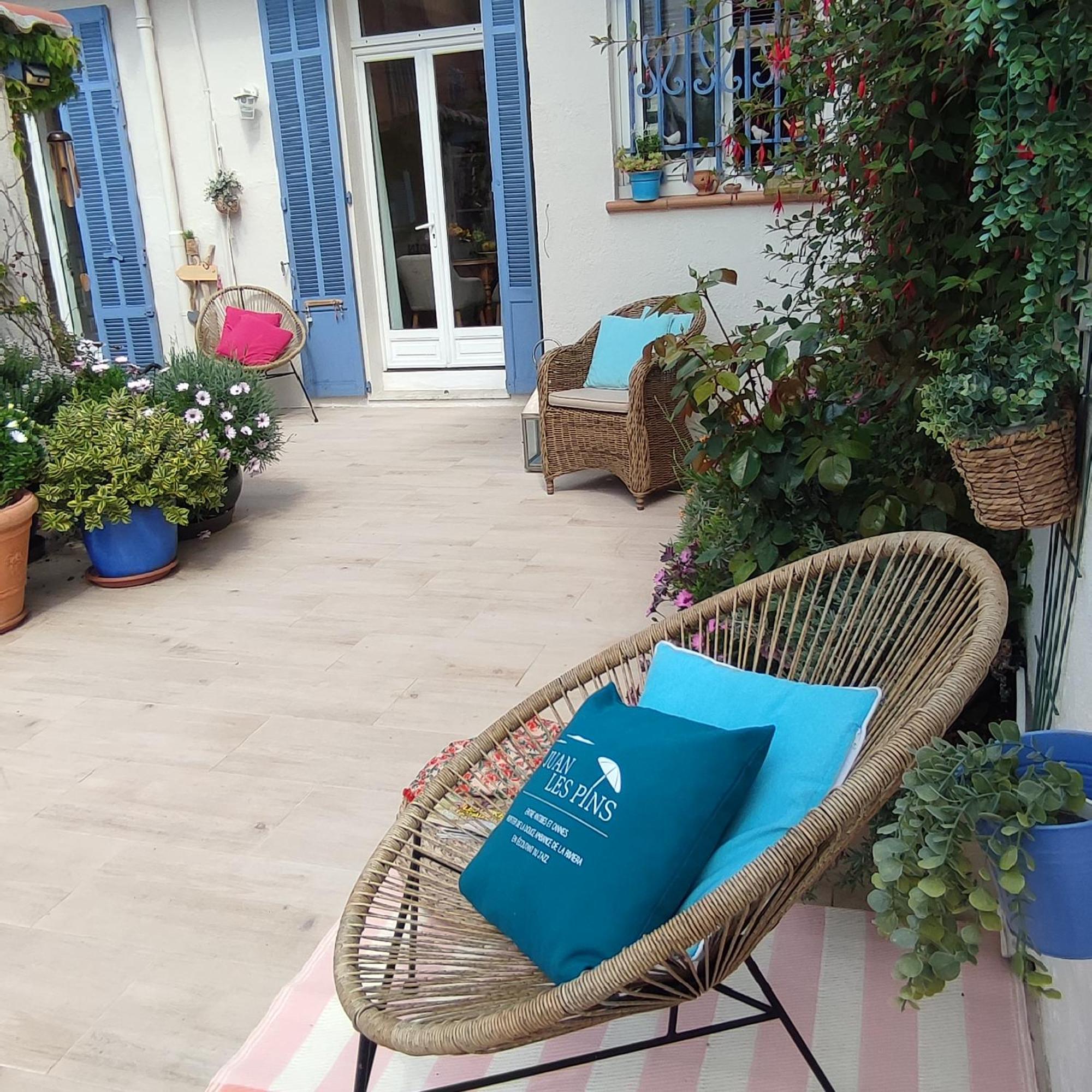 Juan Les Pins Plages Clim Wifi Maison Entiere Lejlighed Antibes Eksteriør billede